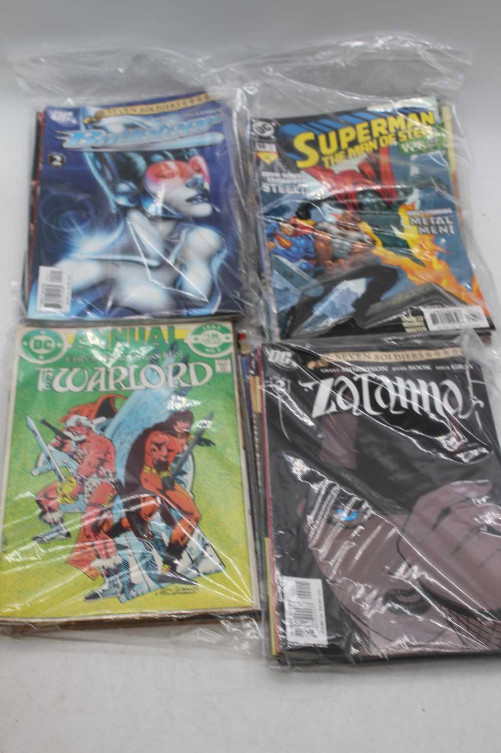 A collection of vintage DC comics
