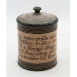A Royal Doulton stoneware tobacco jar, h.15cmChip to the lid.