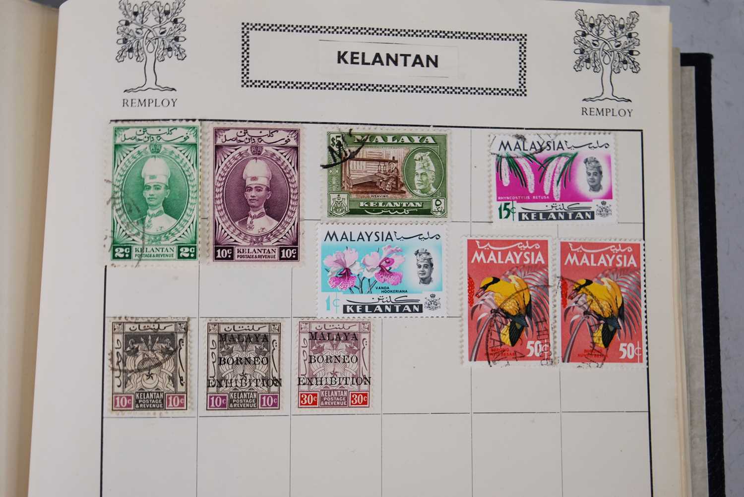 A large collection of World stamps, mostly housed in Amherst albums but some kiloware, to include - Image 11 of 16