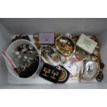 A small collection of miscellaneous items to include various gents cufflinks, dress studs, Woman's