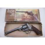 A replica Adams double action revolver, boxed, 31cm
