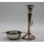 A George VI silver porringer of typical twin handled form, inscribed Elizabeth Susan Cook, 16th