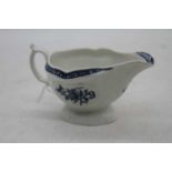 An 18th century Worcester porcelain sauceboat, h.6cmHas been restored