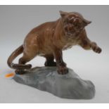 A Beswick model of a mountain cat, No. 1702, height 21cm