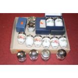 A collection of various Royal Worcester egg coddlers