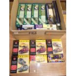 One box of 70+ various boxed Lledo Days Gone, Vanguards and similar modern issue diecast to