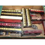 One tray of mixed 00 gauge passenger stock & rolling stock