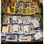 Two trays of mixed Lledo Days Gone and Oxford modern release diecast vehicles