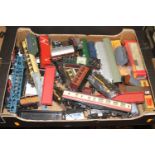 One tray of mixed 00 gauge items of rolling stock to include scratch built, kit built and