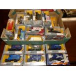 One tray of mixed 1980s Corgi grey window boxed commercial vehicles to include radio, TV Stiner