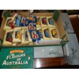 One tray of mixed modern issue diecast vehicles to include Matchbox, Models of Yesteryear and