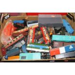 One box of mixed 00 gauge railways to include Hornby, Lima, Bachmann and others, together with a