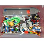 One box of mixed Lego