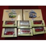 A collection of various boxed Oxford and Corgi Classics to include public transport buses and