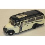 A Sunstar single decker blue & cream coach housed in the original white ground card box