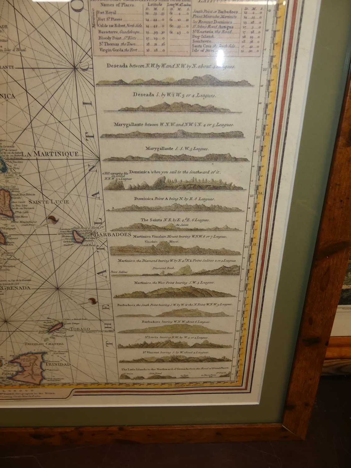 Louis Stanislas de la Rochette (1731-1802) - A chart of the Antilles, or Charibbee, or, Caribs - Image 6 of 7