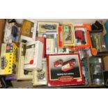 A collection of diecast model vehicles, to include EFE and Lledo