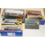 A collection of 1/50 scale Corgi WSI and similar road transport diecasts, the majority of examples