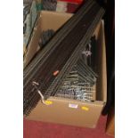 One box of mixed 00 gauge track