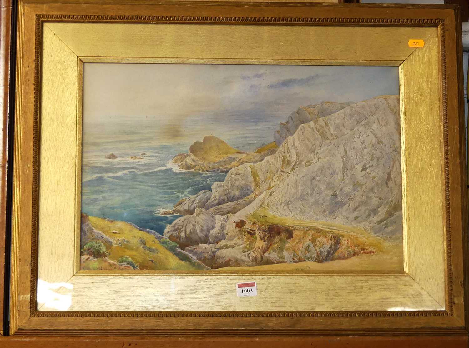 JW Walker - On the coast of Gower, watercolour, signed lower left, 34x50cm