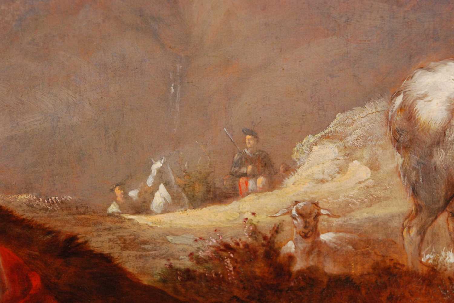 Thomas Jones Barker (1815-1882) - The Stag Hunting Party, oil on canvas (re-lined), signed and dated - Image 6 of 20