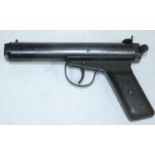 An Accles & Shelvoke of Birmingham The "Warrior" .177 air pistol, with side lever action and