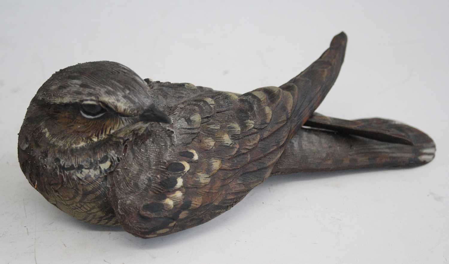 A carved pine and painted model of a tufted duck, signed verso John Keeble Brantham and dated - Image 7 of 12