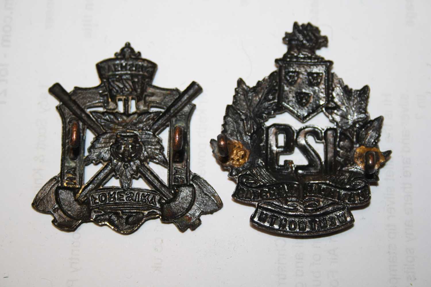 A collection of Canadian cap badges and insignia, to include 113th Battalion Lethbridge Highlanders, - Image 6 of 11