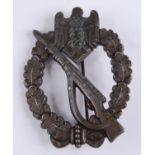 A German Infantry Assault badge, unmarked. PLEASE SEE TERMS AND CONDITIONS REGARDING GERMAN ITEMS.