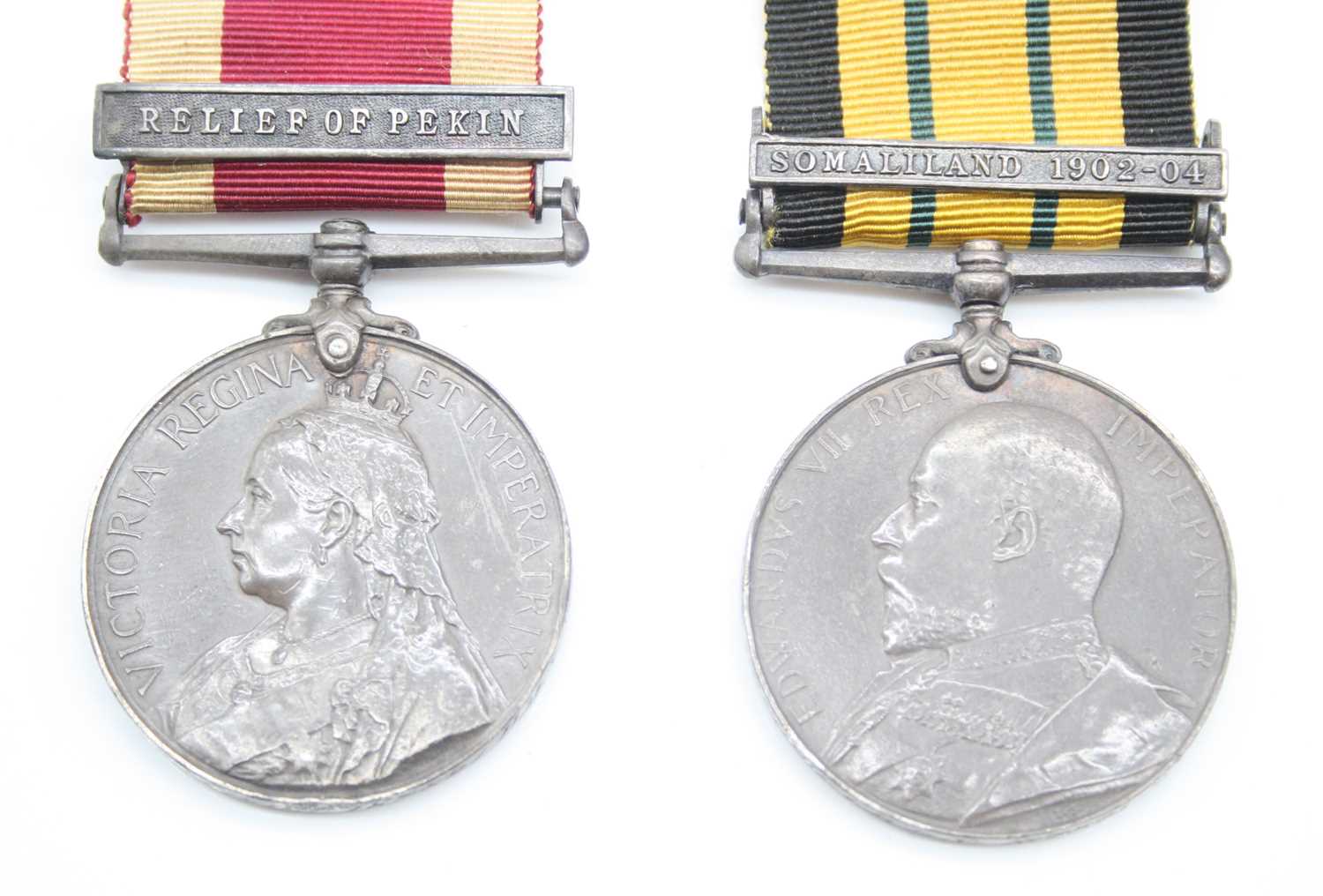 A Naval group of five medals, to include China War medal 1900, with Relief of Pekin clasp, naming W. - Bild 2 aus 7