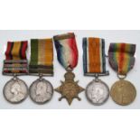 A Boer/Great War group of four medals, to include Queen's South Africa (1899-1902) 2nd type