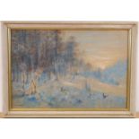 John Charles Tunnard, (British b. 1875), pheasants in woodland, pastel, signed lower left, with