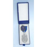 A mid-20th century silver Masonic Hospital jewel, inscribed verso Bro. A.R. Heading No. 4334,