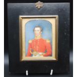 English school, early 19th century, three quarter length portrait miniature of the Duke of