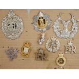 A small collection of cap and collar badges, to include Argyll and Sutherland Highlanders, Royal