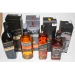 Johnnie Walker Double Black blended Scotch Whisky, 100cl, 40%, one bottle in carton; Johnnie