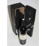 Château Martinens, 1995, Margaux, one bottle in leather gift box with stopper, funnel, thermometer