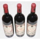 Château le Prieure, 1989, Saint-Emilion Grand Cru, three bottles