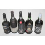 Souza Vintage Character port, one bottle; Taylor's LBV port, 1985, one bottle; Taylor's 10 year