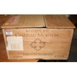 Jean Philippe Janoueix Château Mouton, 1998, Bordeaux Superieur, twelve bottles (OWC)