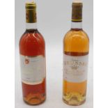 Château Lamothe Guignard, 1990, Sauternes, one bottle; Château Rieussec Grand Cru Classe, 2005,