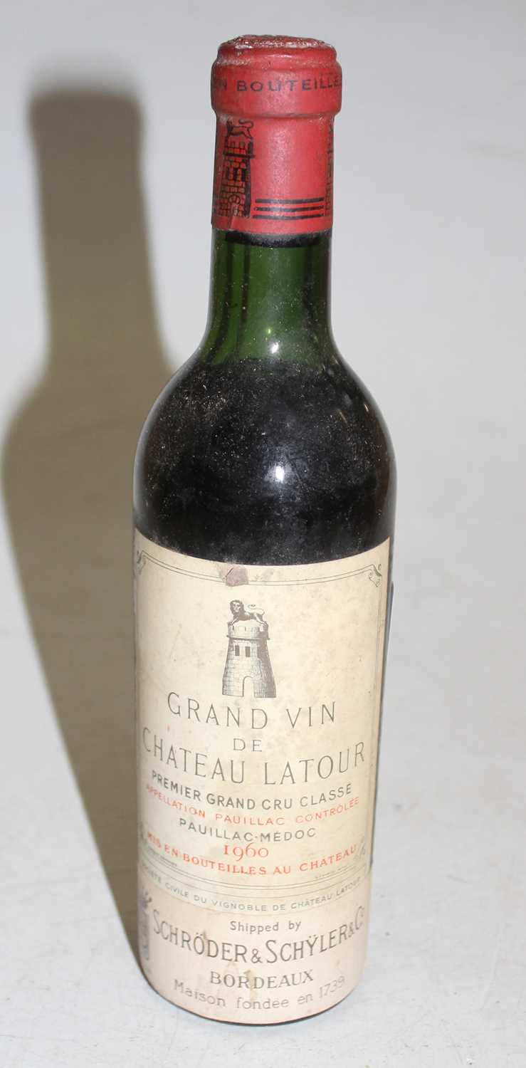 Château Latour, 1960, Pauillac Premier Grand Cru Classe, one half bottle