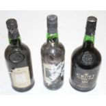 Dona Antonia Reserva Tawny Port, one bottle in carton; Dow's 10 year old Port, one bottle; Cossart