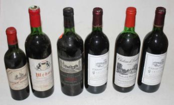 Assorted red wines, to include Château Saint-Georges, 2003, Saint-Emillion, one bottle; Château
