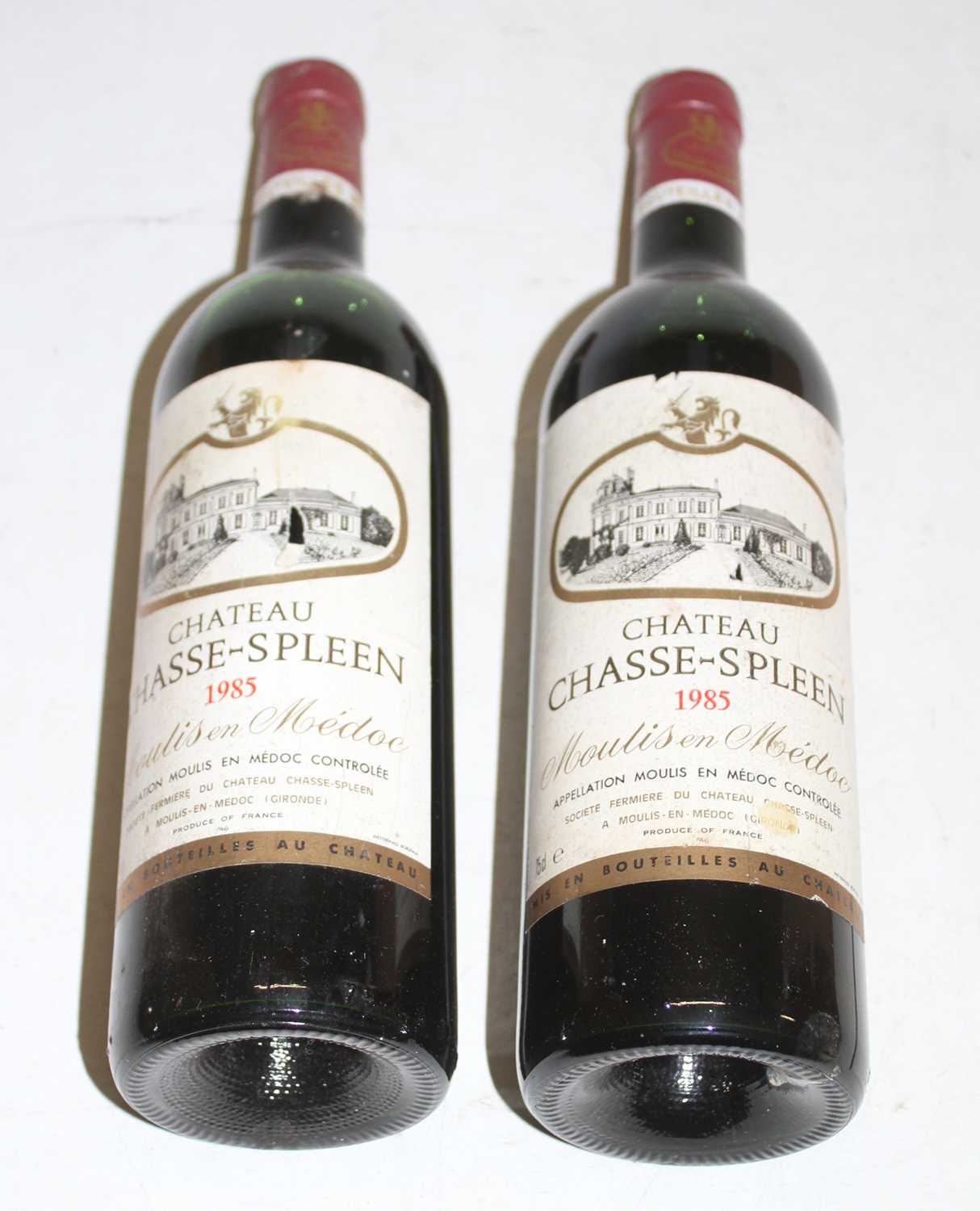Château Chasse-Spleen, 1985, Moulis en Medoc, two bottles - Bild 3 aus 3
