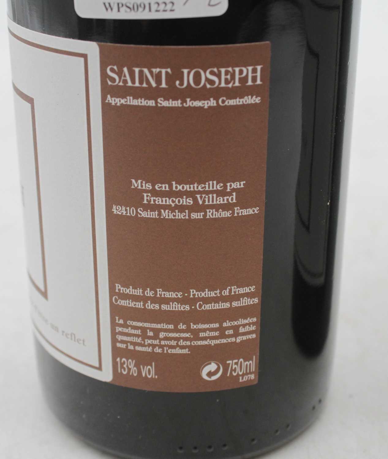 Francois Villard Saint-Joseph Reflet, 2009, Rhone, two bottles - Bild 2 aus 3