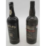 Messias vintage port, 1985, one bottle (some seepage); and Offley LBV port, 1985, one bottle (2)