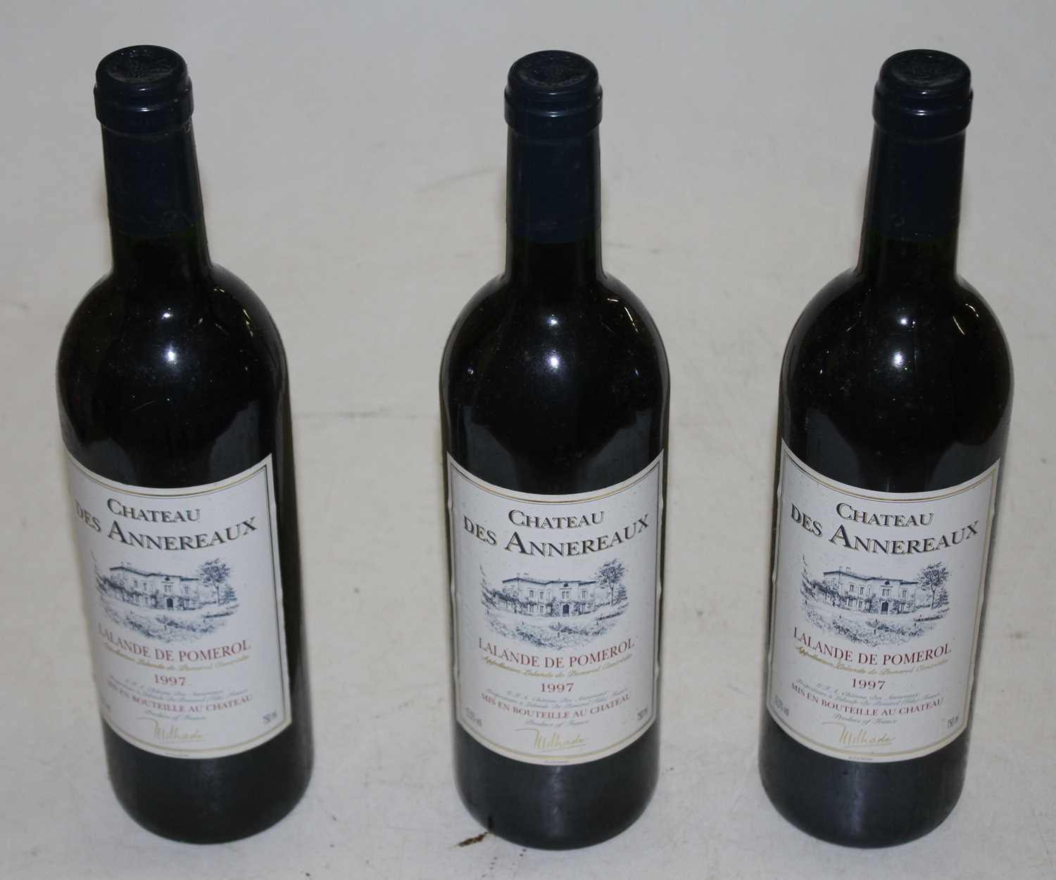 Château des Annereaux, 1997, Lalande de Pomerol, twelve bottles