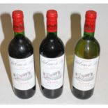 Château La Tour de By, 1979, Medoc, four bottles; together with two bottles of white from the same