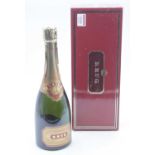 Krug Grand Cuvee champagne, one bottle in carton